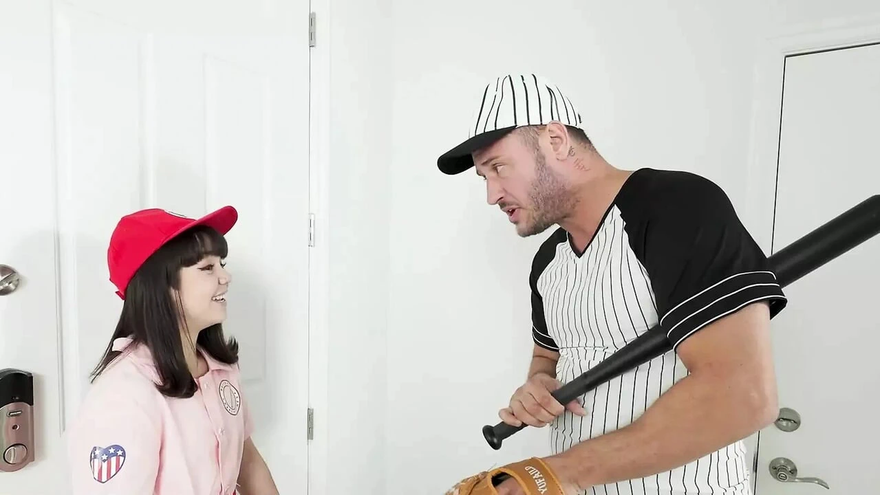 Mochi Mona Takes Her Baseball Coach’s Big Fat Uncut Cock After Sweaty Workout – Exxxtra Small